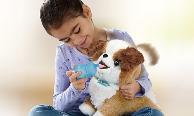 Feed the puppy, play together, and keep them happy! Feed the puppy, play together, and keep them happy!